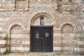 One of the entrances of the church St. Paraskeva in old Nessebar , Bulgaria