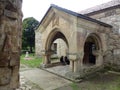 Entrance of the orthodox monastery of Gelati in Georgia.