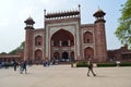 One of the entrances of Tajmahal in India Royalty Free Stock Photo