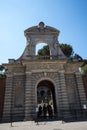 One of the Entrances to the Palatine Hill in Rome Italy