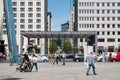 One of the entrances to the underground train station of the Pot Royalty Free Stock Photo