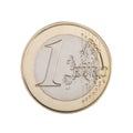 One Euro Coin Royalty Free Stock Photo
