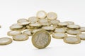 One euro coin Royalty Free Stock Photo