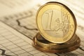 One euro Royalty Free Stock Photo