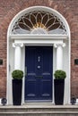 One of the famous Dublin doors - Dublin - Republic of Ireland Royalty Free Stock Photo