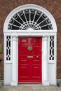 One of the famous Dublin doors Royalty Free Stock Photo