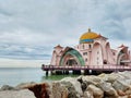 One of famous islamic architecture in Malacca. It is masjid of Malacca Strait in Malaysia