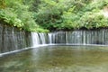 Shiraito Falls at Karuizawa of Japan Royalty Free Stock Photo