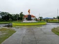 One of the famous standing statue father of Bodo
