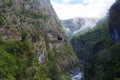 Mountain gorge of Montenegro