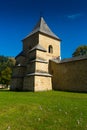 Tower of Sucevita monastery, Romania Royalty Free Stock Photo