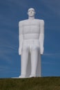 One of four huge White Men statues, Esbjerg, Denmark