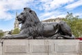 One of the four lions in Trafalgar Square, surrounding Nelson\'s Column, are commonly known as the Ã¢â¬ËLandseer Lions