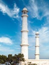 One of the four minarets of Taj Mahal Royalty Free Stock Photo