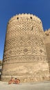 One of the four watchtowers of Karim Khani citadel in Shiraz Municipality Square