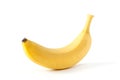 One Fresh Banana Isolated Royalty Free Stock Photo