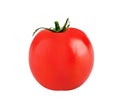One fresh red tomato isolated Royalty Free Stock Photo