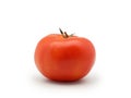 One fresh red tomato isolated on white background Royalty Free Stock Photo