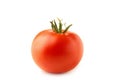 One fresh red tomato isolated on white background Royalty Free Stock Photo