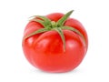 One fresh tasty red tomato isolated on white background Royalty Free Stock Photo