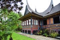 Gadang house. Minangkabau traditional house which is a traditional house in West Sumatra, Indonesia