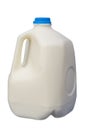 Airtight One Gallon Milk Jug with a Blue Cap On Royalty Free Stock Photo