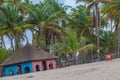One of the gazebos in La Campagne beach Resort Lekki Lagos Nigeria