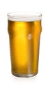 One glass of gold fresh beer Royalty Free Stock Photo