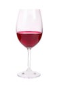 One glass of red wine Royalty Free Stock Photo