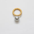 Gold Ring Pearl Royalty Free Stock Photo