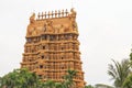 One of the Gopuram towers - Nallur Kandaswamy temple Kovil - Jaffna Sri Lanka Royalty Free Stock Photo