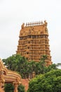 One of the Gopuram towers - Nallur Kandaswamy temple Kovil - Jaffna Sri Lanka Royalty Free Stock Photo