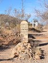 Tombstone, Arizona: Old West/Boot Hill Graveyard - Grave with Wooden Headstone