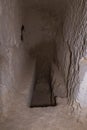 One of the graves in the burial room of the Roman era on the ruins of the Nabataean city of Avdat, located on the incense road in