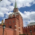 One of the great towers of the Moscow Kremlin Royalty Free Stock Photo