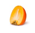 One Half Persimmons Royalty Free Stock Photo