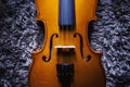 One Half Violin Details Royalty Free Stock Photo