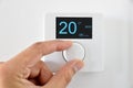 Digital thermostat Royalty Free Stock Photo