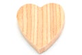 One heart-shaped timber