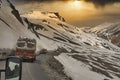 One of the highest mountain passes Khardung La Pass, 5602through a 600km long road linking Dharamsala to Ladakh