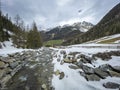 Beautiful nature and high mountains of Tirol in Austria Royalty Free Stock Photo