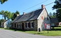 One of 30 homes built in the 17th century, when the Huguenots escaped persecution, New Paltz, New York, 2018