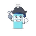 One hook hands Pirate character antiseptic cartoon design