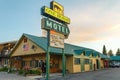 The One Horse Motel in West Yellowstone Montana Royalty Free Stock Photo