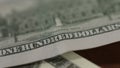 One hundred dollars phrase on american banknote closeup, world economy, finance