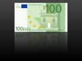 One hundred euro banknote Royalty Free Stock Photo