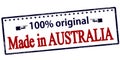 One hundred percent original made in Australia