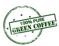 One hundred percent pure green coffee