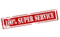 One hundred percent super service