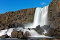 One of Icelands beautiful waterfalls